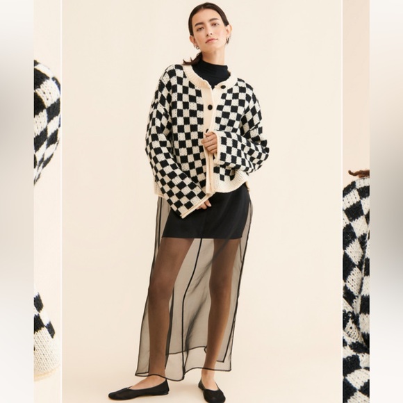 Desert Dreamer Checkered Cardigan - Picture 4 of 6